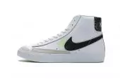 blazer mid nike homme se gs double swoosh white vapor green